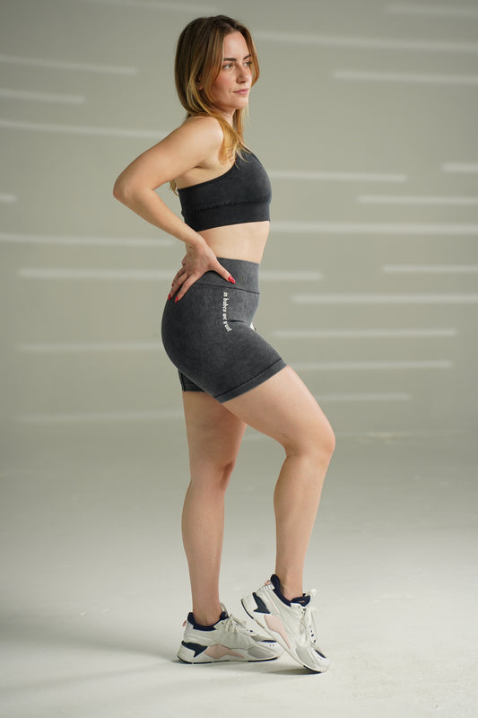 smoke show seamless shorts | gray